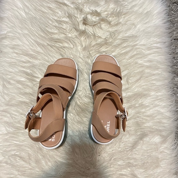 Sorel Shoes - SOREL Women's Tan Wedge Sandals